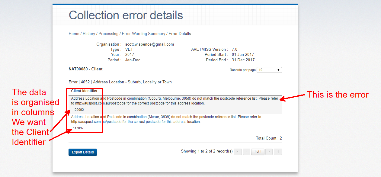 AVS Error Page 3